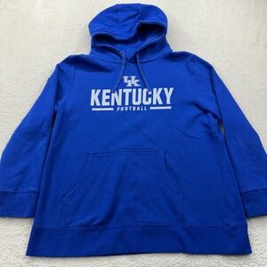 Fanatics Kentucky Football Hoodie Mens 2XL Royal Blue NCAA Wildcats Pullover